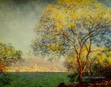 Antibes au matin Claude Monet Peinture à l'huile